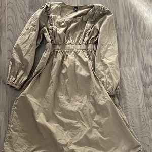 SHEIN/DAZY green dress.